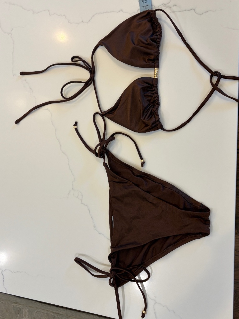 Shade & Shore brown bikini set